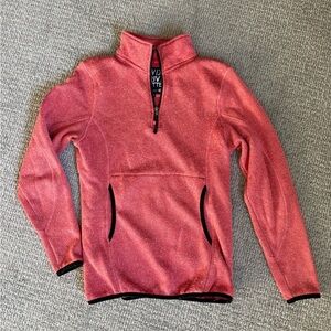 Women's Pink Quarter-Zip Jacket